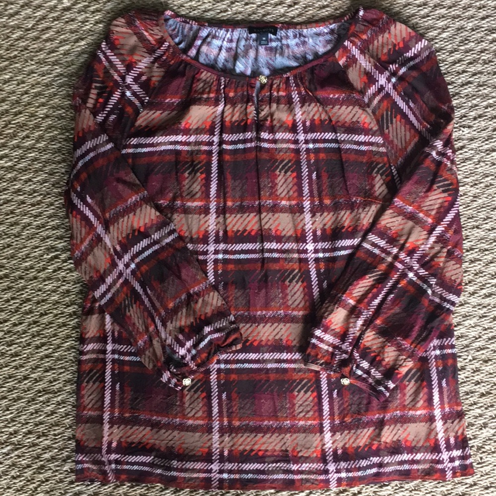 Talbots Autumn Blouse- M